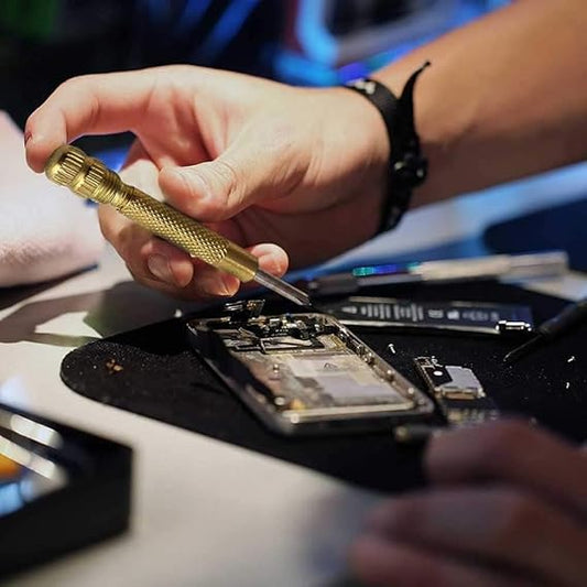 5-in-1 Mini Hammer with Screwdriver Set & Bottle Opener | Multifunctional Copper Hammer, Small Round Hathodi Tool Kit for Home, DIY, Watch & Gadget...