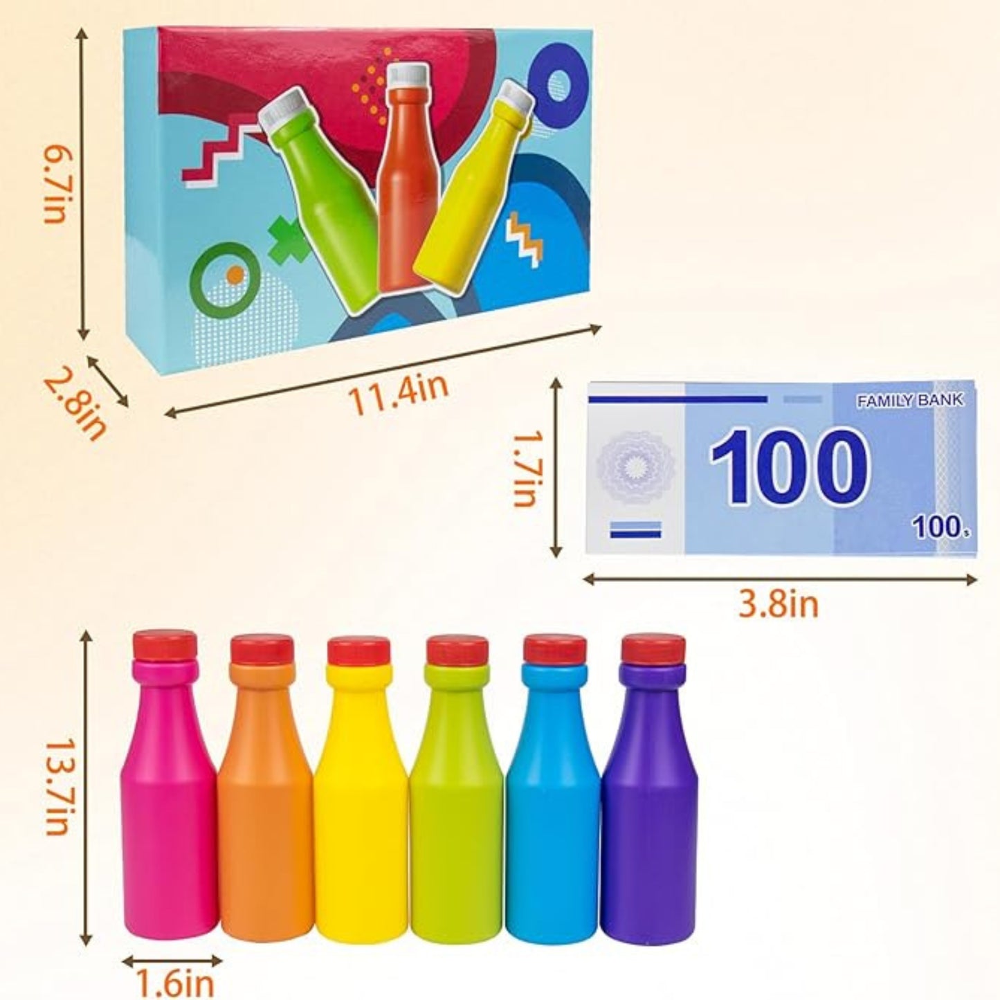Bottle Pairing Color Matching Toy 🎨 | Kids Educational & Interactive Learning Game (3+ Years)
