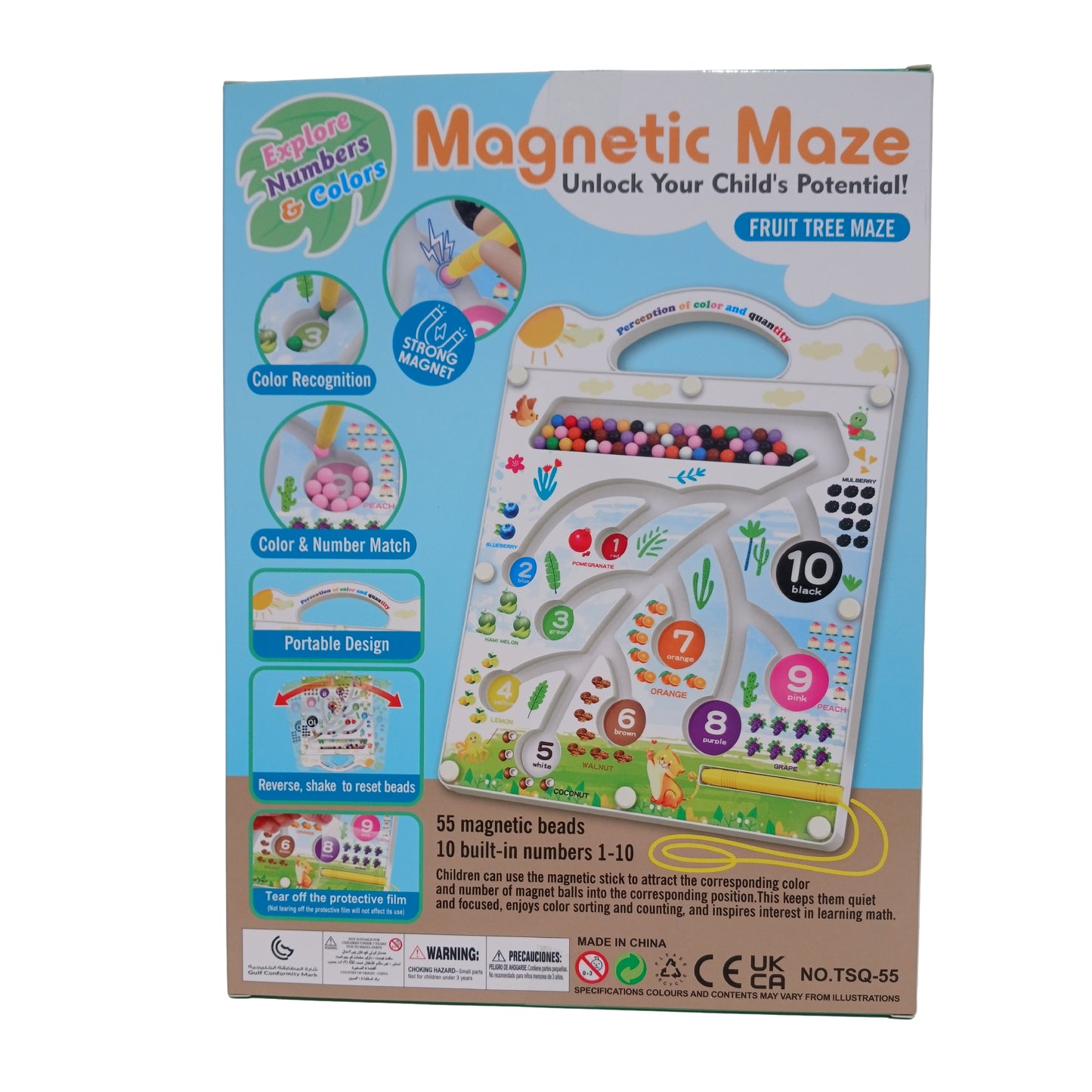 numbers and colors learning toy