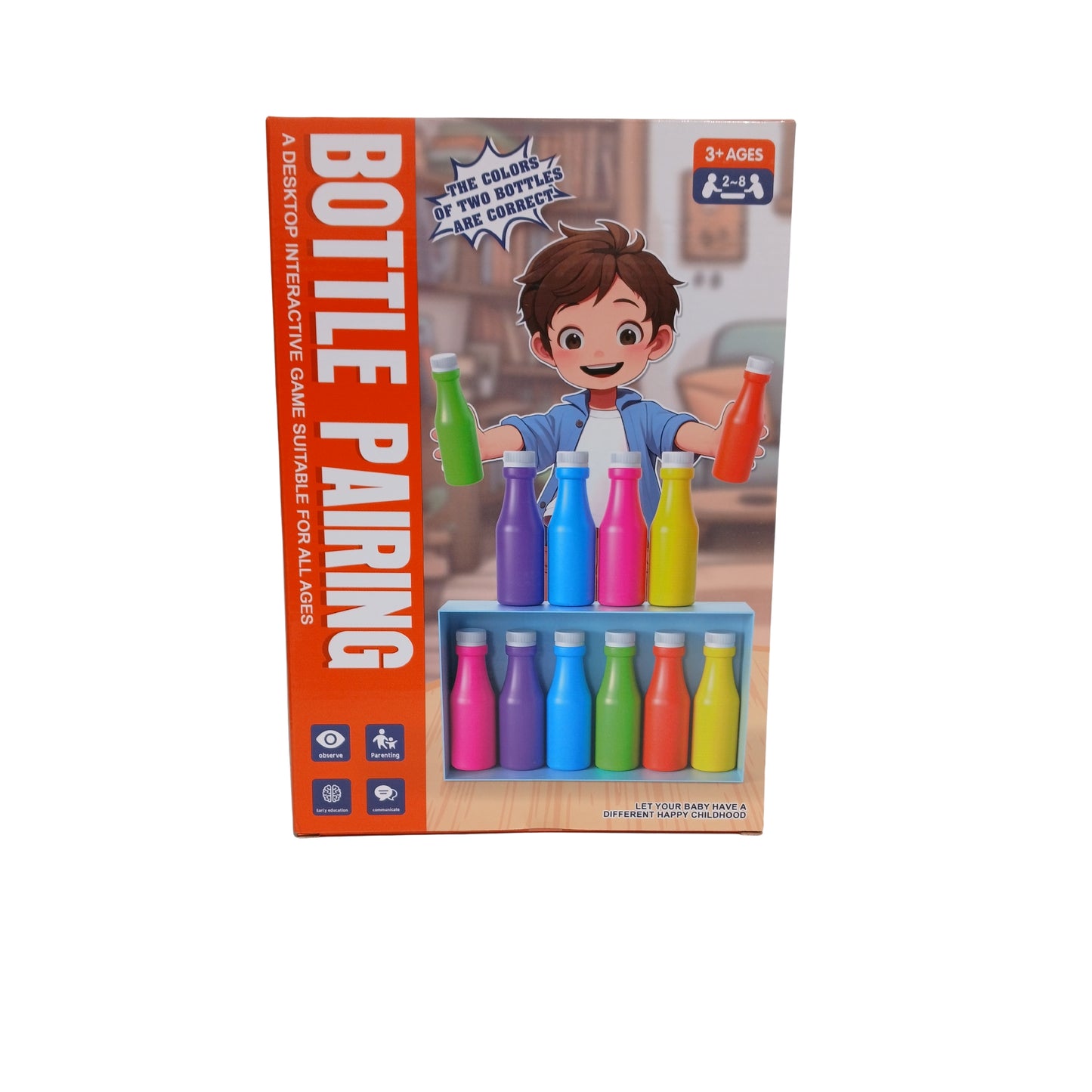 Bottle Pairing Color Matching Toy 🎨 | Kids Educational & Interactive Learning Game (3+ Years)