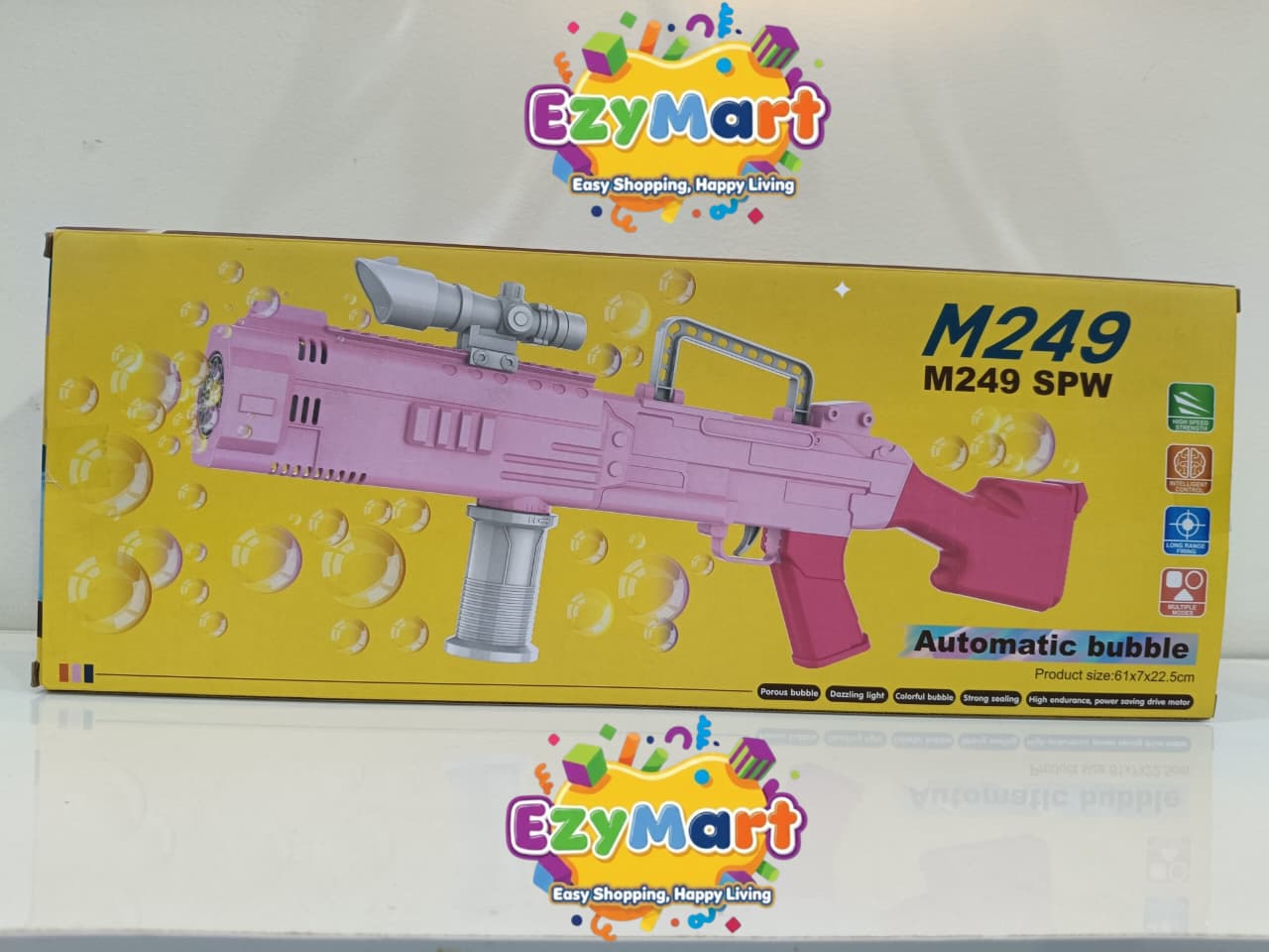 Rocket-Electric Light-Up Bubble Gun Kids' Perfect Summer Outdoor Birthday Gift Plastic Bubble Machine on Children's Day