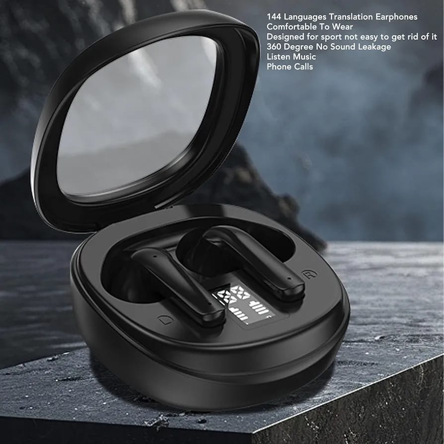 Premium Wireless Bluetooth Earbuds 🎧 | Deep Bass Woofer Sound 🔊 | Crystal Clear Mic 🎙️ | Hi-Fi Stereo | Touch Control | Long Battery Life