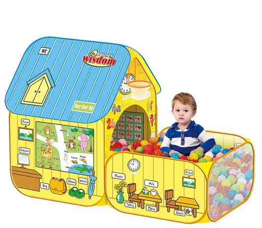 Pop-Up Kids Tent House | Indoor & Outdoor Play Tent for Kids | Foldable Children Play House