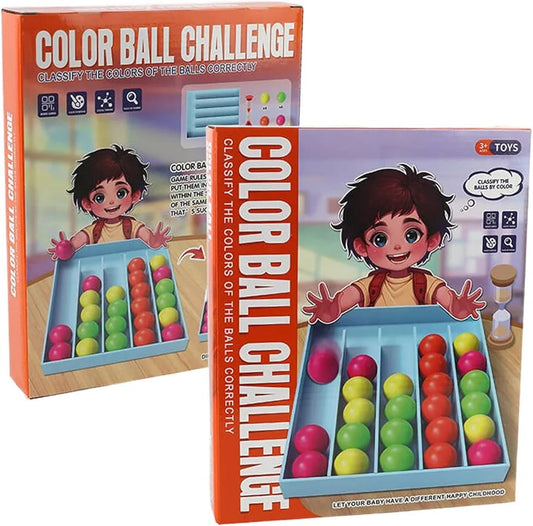 🧠🎨Color Ball Challenge – Montessori Color Sorting & Counting Toy for Kids (Ages 3+)