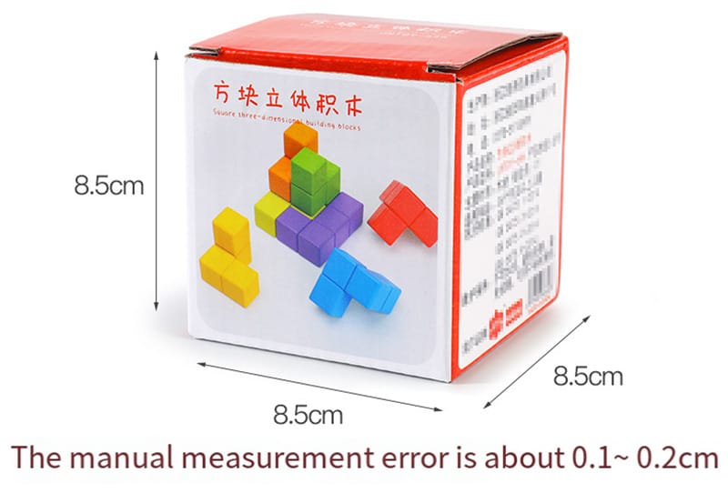 🧩🪵 Wooden Blocks 3D Mind Game Toy