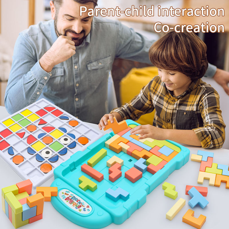 🧠✨3D Building Block | Educational Toy |  Mind Game Toy