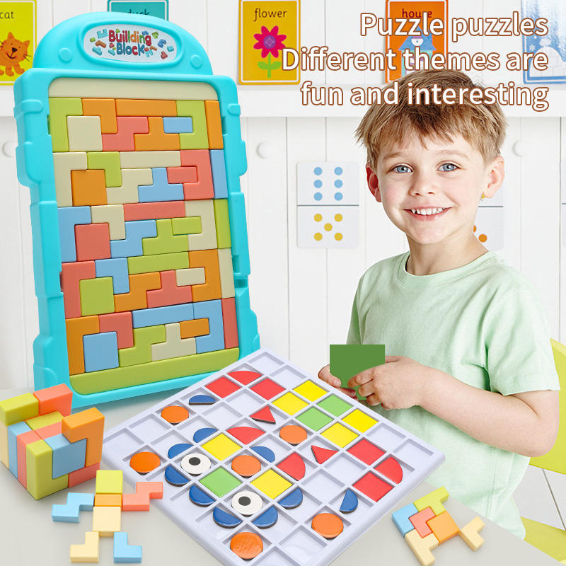 🧠✨3D Building Block | Educational Toy |  Mind Game Toy