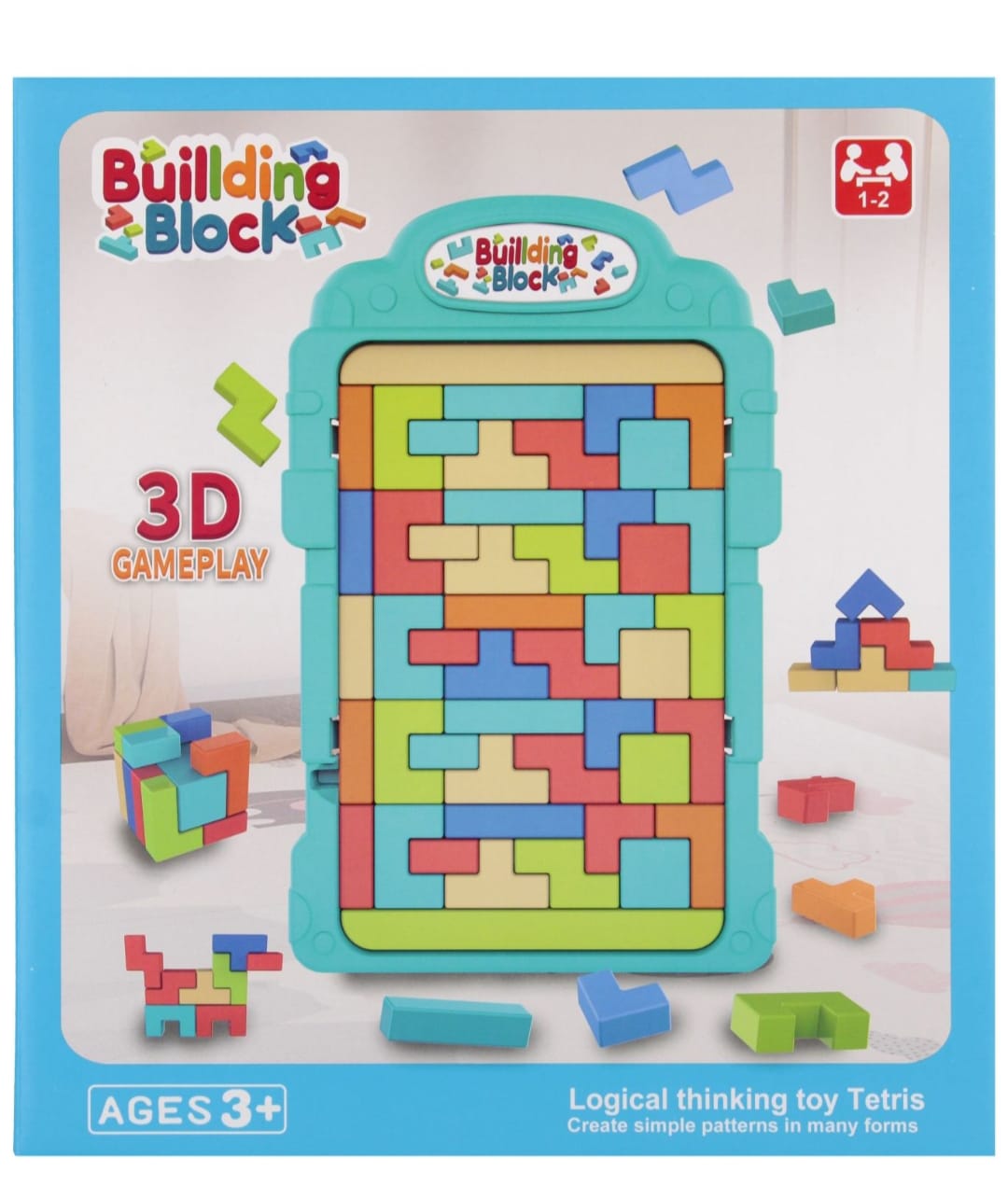 🧠✨3D Building Block | Educational Toy |  Mind Game Toy