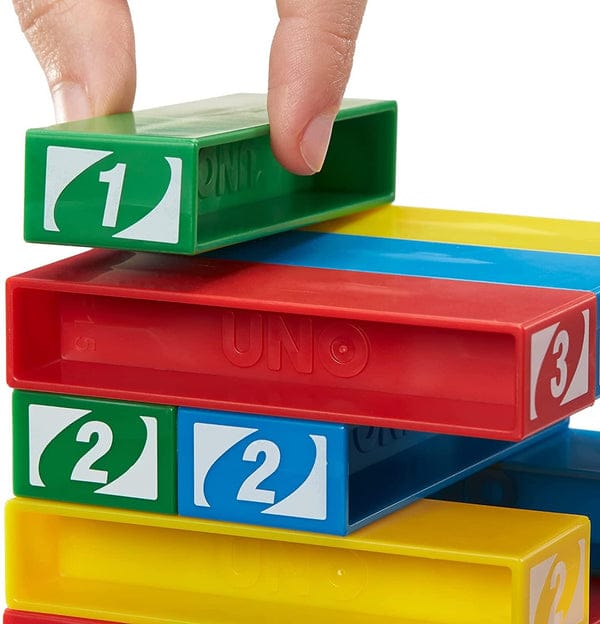 UNO Stacko Jenga Balance Game for Kids & Family