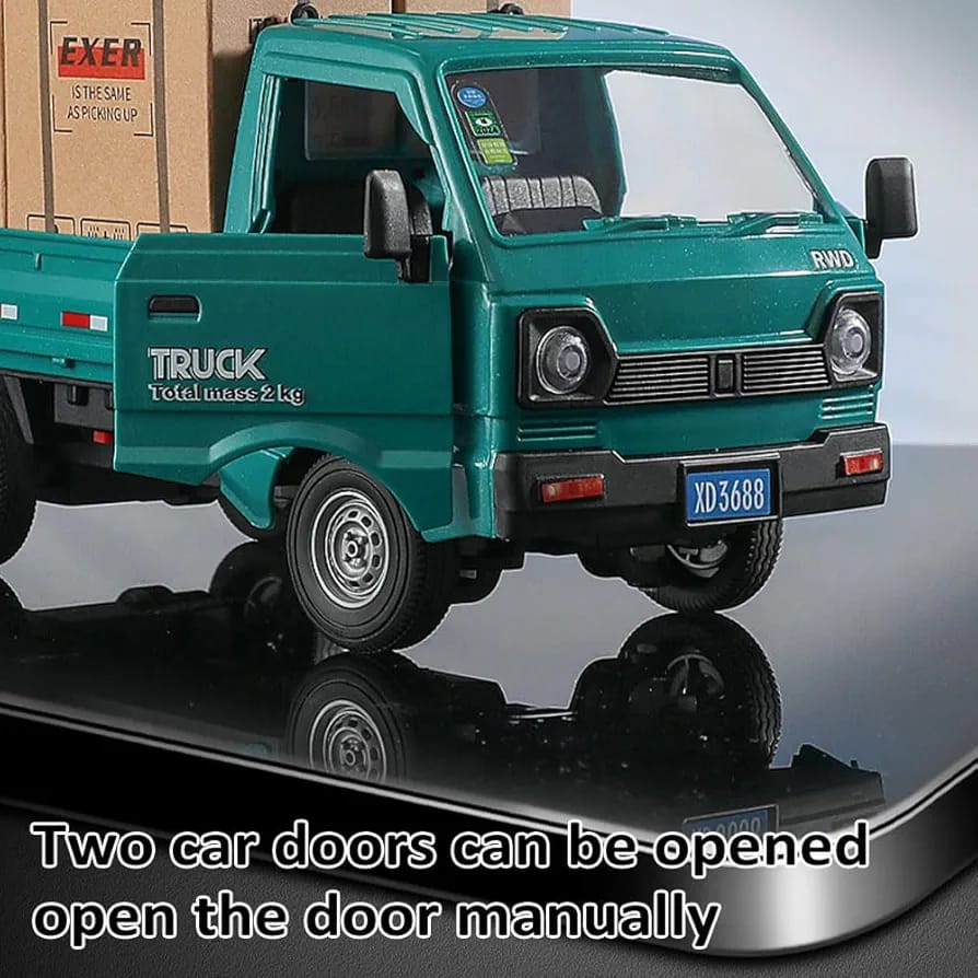 🚚 RC Truck Toy 1:16 Scale | 2.4GHz Remote Control Car | Spray Effect | LED Lights | Rechargeable Battery