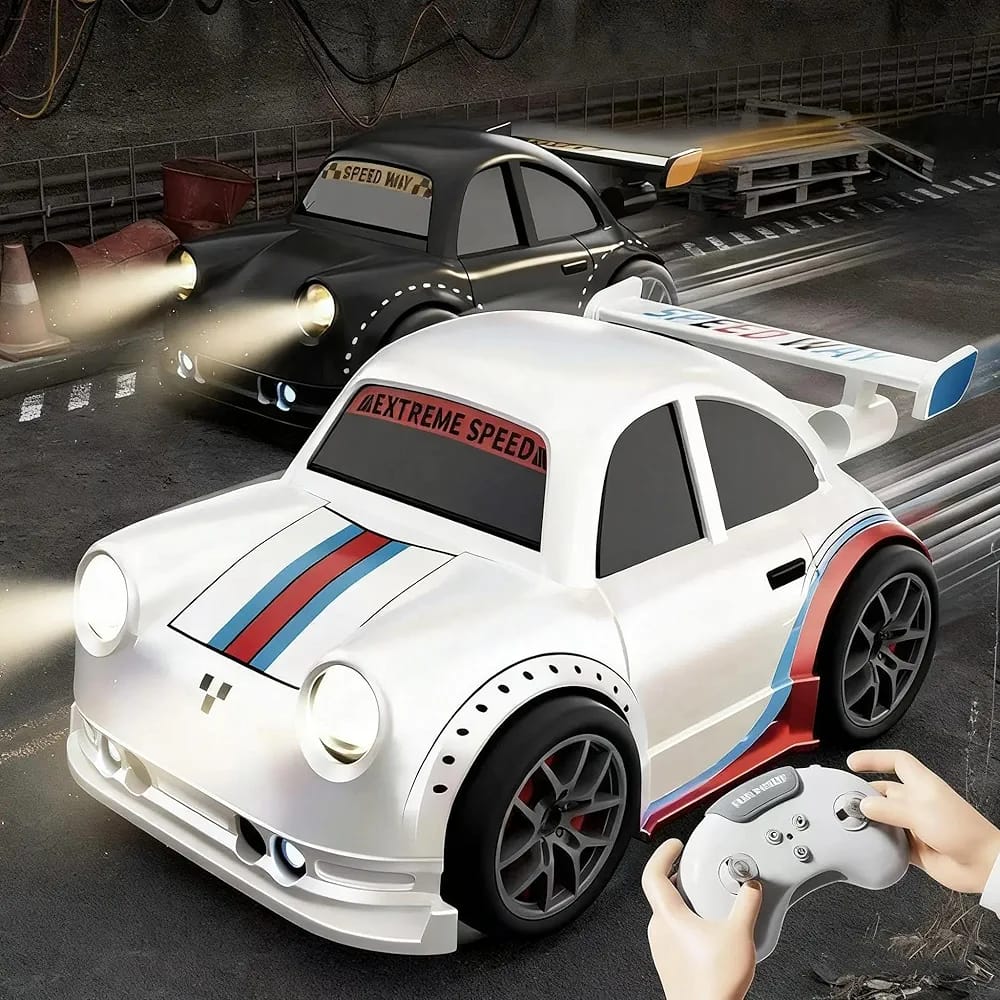 🚗 Mini Drift RC Car 2.4GHz , Remote & Induction Control , LED Lights , Rechargeable  ,  Kids Racing Toy