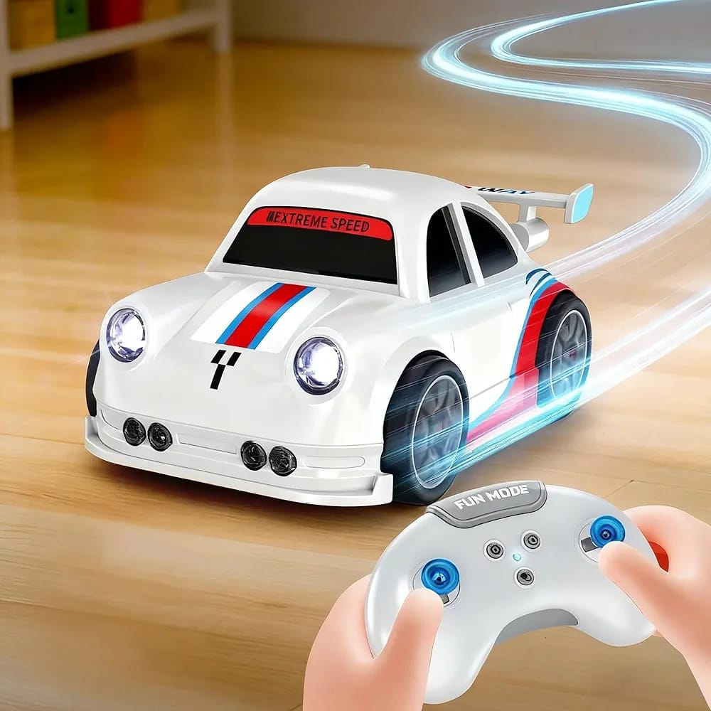 🚗 Mini Drift RC Car 2.4GHz , Remote & Induction Control , LED Lights , Rechargeable  ,  Kids Racing Toy