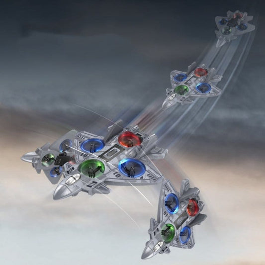 2.4GHz remote control aircraft with LED lights
